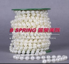 热销创意婚庆用品 DIY饰品材料配件批发8mm棉线珍珠链