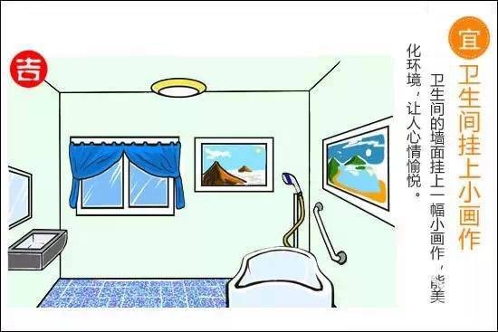 根据五行喜忌布置浴室洗手间风水