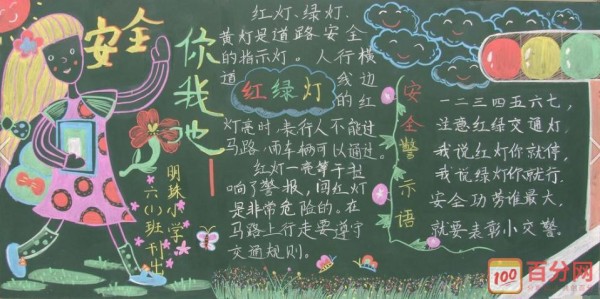 安全成为了我们日常 生活中最关心的一个问题安全的黑板报我们