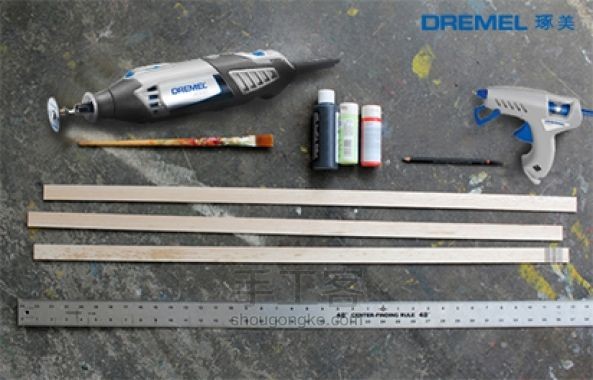 【琢美智造】艺术几何墙饰DIY 第2步