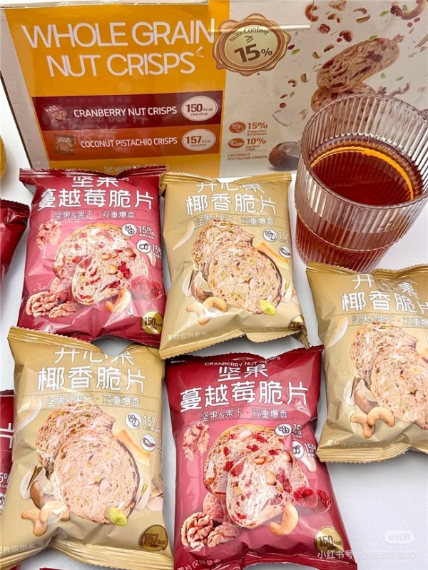 “山姆严选”盼盼全麦坚果面包脆片，演绎健康零食创新路径！
