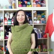 会编织新视野第42期 美丽毛线绣、钩针壁挂装饰