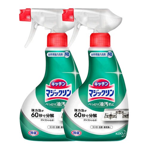 KAO/花王 强力泡沫型厨房油污清洁剂 花王kao油污400ml*2瓶保税发货51.92元