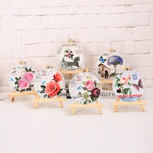 【LOVELY HOME】【持嘉】陶瓷软木隔热垫 耐高温锅垫 杯垫 厨房用品 家居装饰挂盘