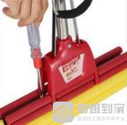 妙洁拖把怎么换头1