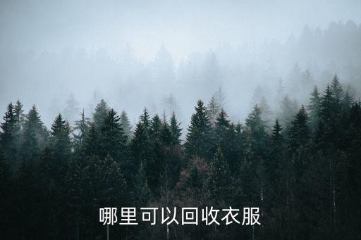 哪里可以回收衣服