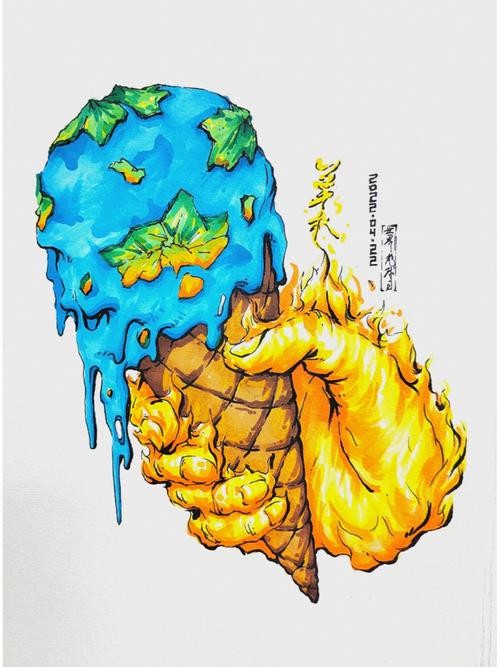 环保主题插画2