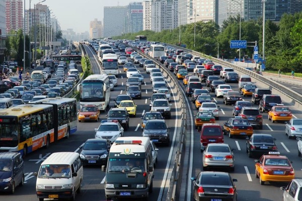 Contaminación por tráfico rodado