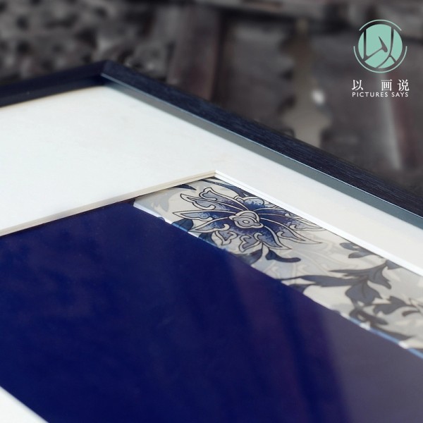 【以画说】—非遗主题原创设计装饰画 -《戏蝶》