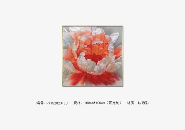 瑰宝重现，珐琅彩工艺装饰画，雅致生活的点睛之笔