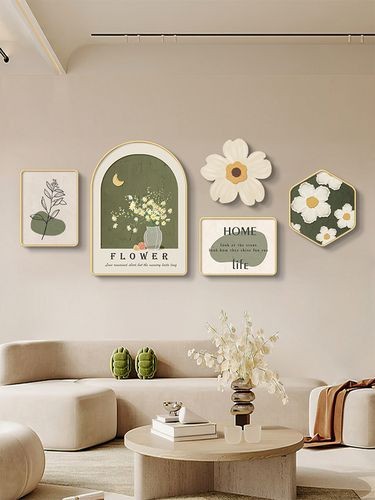 简约手工挂画图片