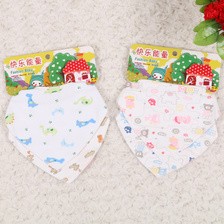 小口袋三角巾纯棉头巾夏季儿童口水兜1038