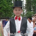 男孩礼服(幼儿园环保时装)