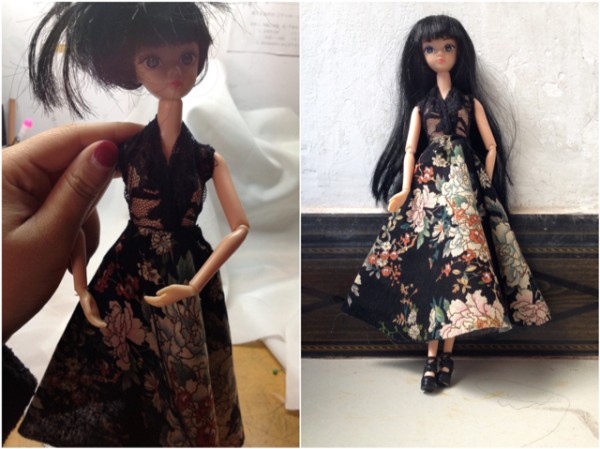 终于给娃娃做个衣服了！娃娃衣教程 第5步