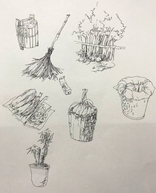 速写日常线性道具一