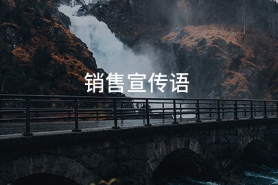 销售宣传语