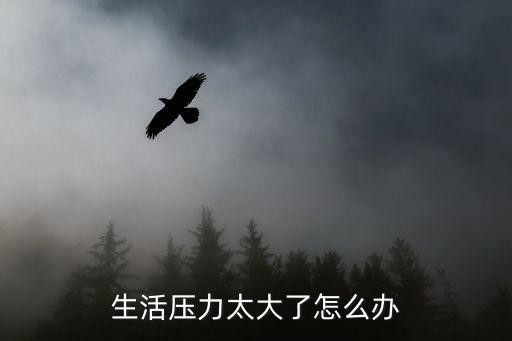 生活压力太大了怎么办