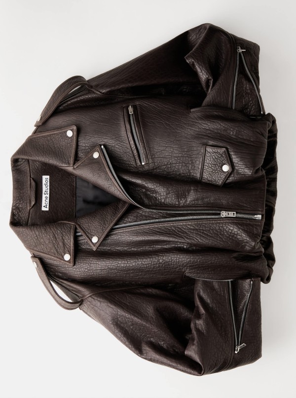 Veste de motard en cuir Acne Studios.