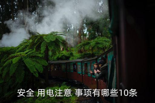 安全 用电注意 事项有哪些10条