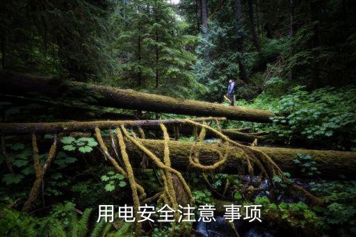  用电安全注意 事项