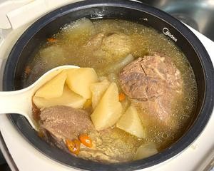 极简生活 当归清炖牛腱子(电饭锅1-2小时)的做法 步骤8