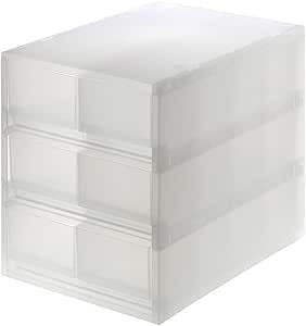 無印良品 聚丙烯 小物件收納盒 抽屜2個3層 83831998