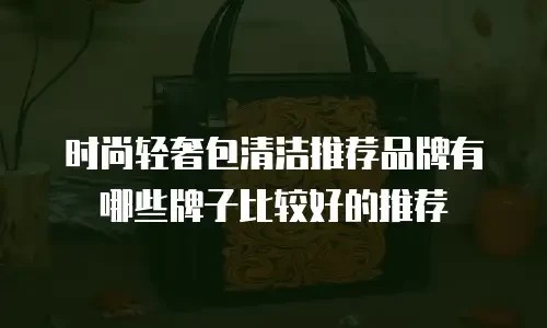 时尚轻奢包清洁推荐品牌有哪些牌子比较好的推荐