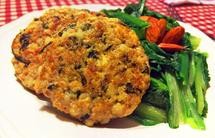低卡低脂鸡胸肉紫菜米饼