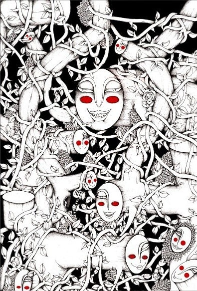 张福滨《疯狂的腊肠狗》53×76cm 2013