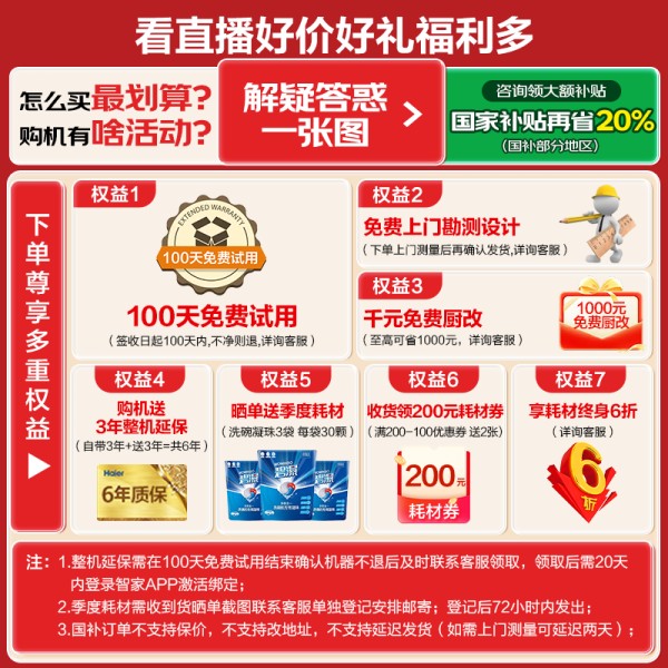 海尔双面洗洗碗机L5Pro钜惠