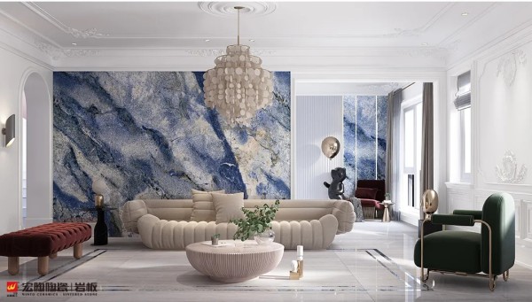 宏陶岩板9-TPG2712A021ABC装修效果图片