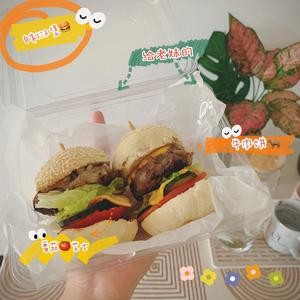 家庭版牛肉小汉堡(附带牛肉饼制作方法)的做法 步骤15