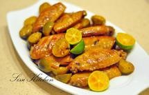 青柠檬蜂蜜煎鸡翅