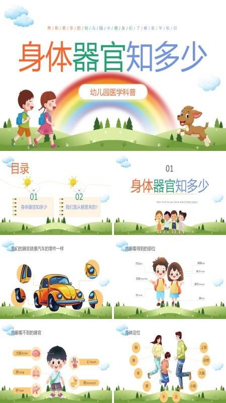身体器官知多少幼儿园医学科普知识课件PPT