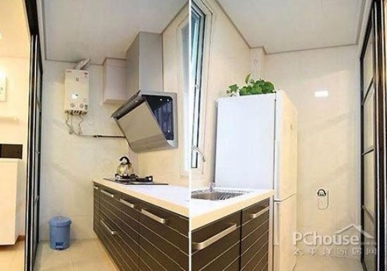 家装装饰 3招让狭小厨房变大气空间
