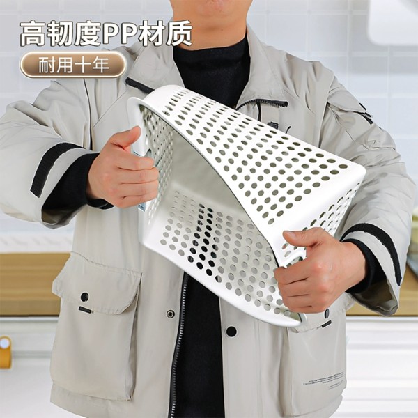 多功能厨房收纳箱 - 家用杂物整理筐