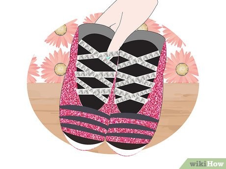 Step 7 把鞋晾干。