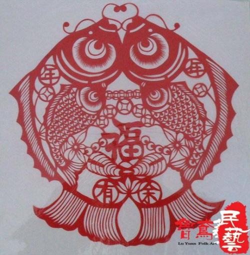 特价剪纸 福字年年有余 喜庆用品 工艺礼品 收藏送礼 - wowsai