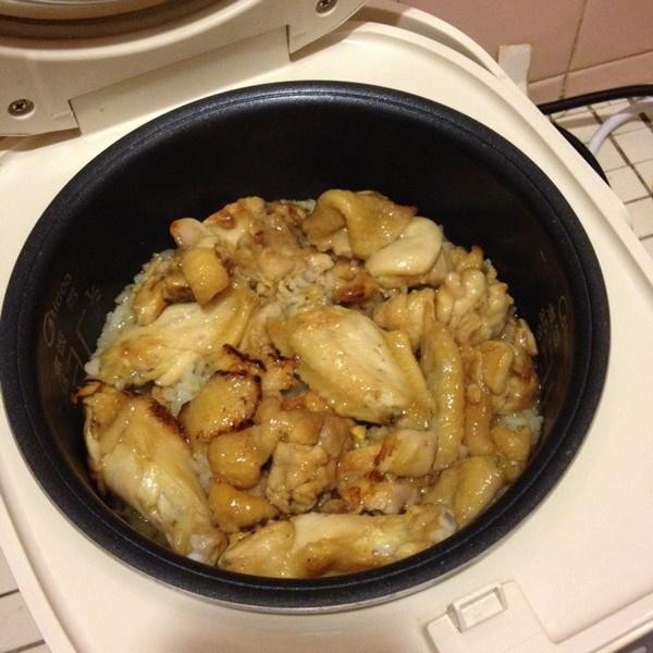 电饭锅料理@鸡肉饭的做法