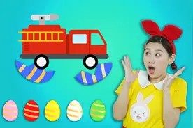 兔子姐姐,玩一下砸彩蛋吧!幼儿园早教乐高启蒙益智亲子玩具互动视频封面