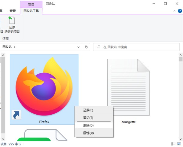 回收站删除