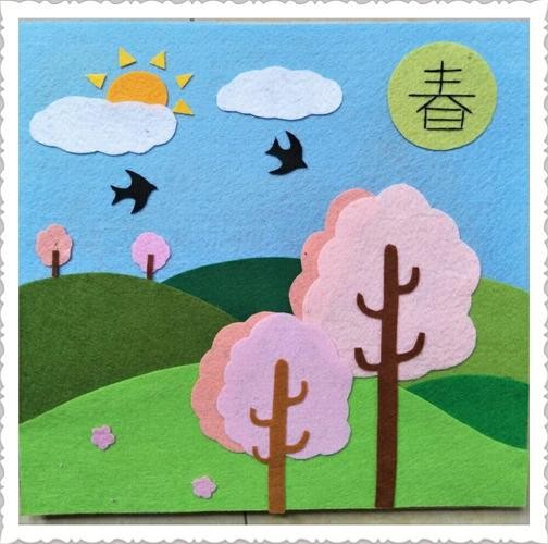 不织布装饰画图片大全