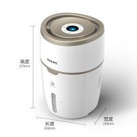 飞利浦 HU4816/00 加湿器 4L无雾加湿器 轻音便捷 无雾加湿器 无菌恒湿大容量 母婴健康卧室家用空气加湿