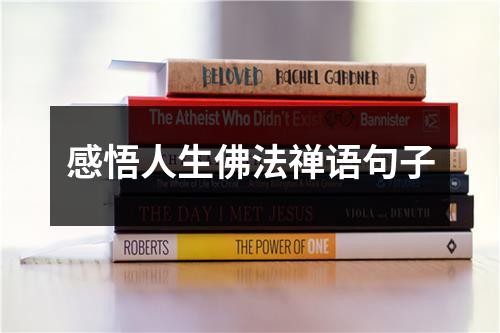 感悟人生佛法禅语句子