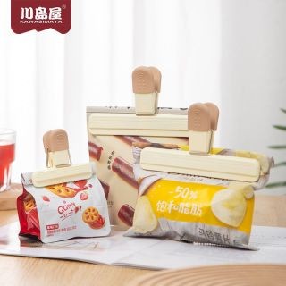 百亿补贴：KAWASIMAYA 川岛屋 食物封口夹 密封夹 厨房保鲜 塑料袋 薯片 茶叶 零食夹 防潮
