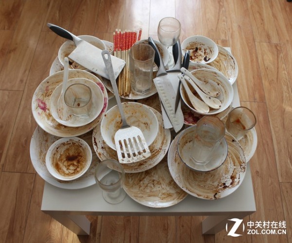 Duang！饕餮盛宴后的一片狼藉！