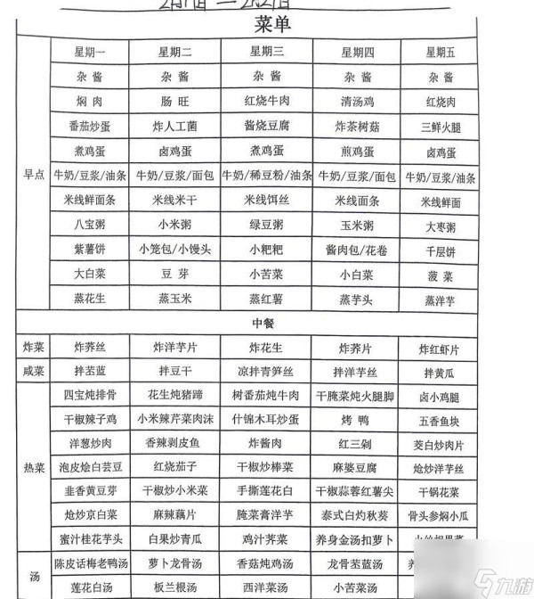 小森生活4级厨房食谱四级菜单料理总汇（吃遍小森世界）