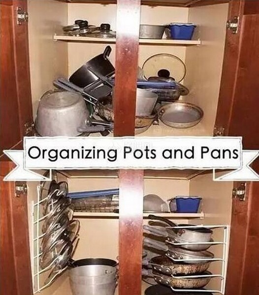 厨房锅具收纳妙招