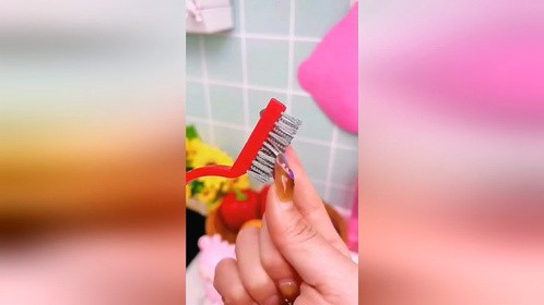 这个钢丝清洁刷，使用起来太顺手了