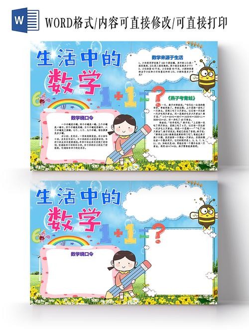 数字编码手抄报